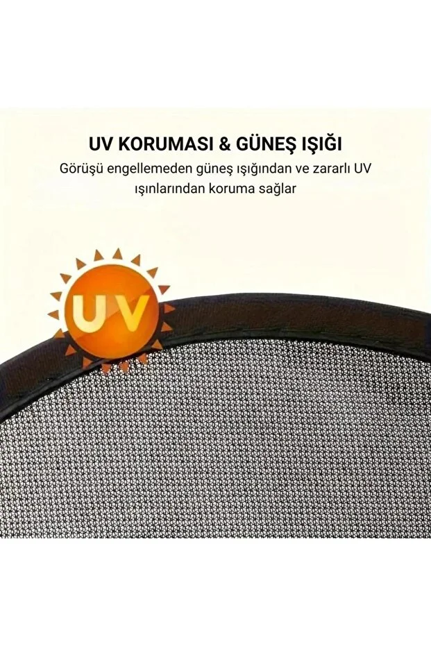 65x38 Cm Güneş Ve Uv Işın Engelleyici Yan Camlar Için Güneşlik, Görüş Engellemeyen Yan Güneşlik